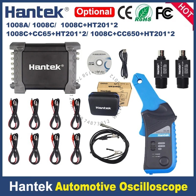 Hantek 1008c, appareil de diag - Automotive Diagnostic Oscilloscope 8 Channel avis et prix