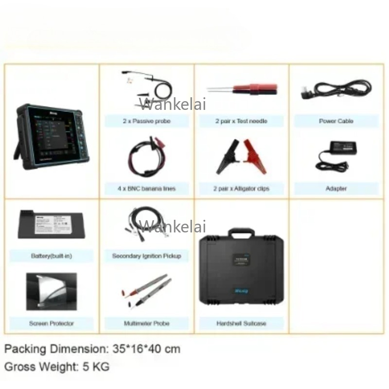 Oscilloscope de tablette autom - Handheld Tablet Oscilloscope Touchscreen 100Mhz avis et prix